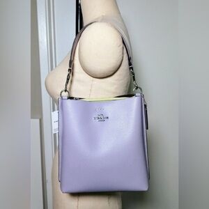 COACH Shoulder/Crossbody Tote Bucket Bag CA177 Mist color AUTHENTIC NWT